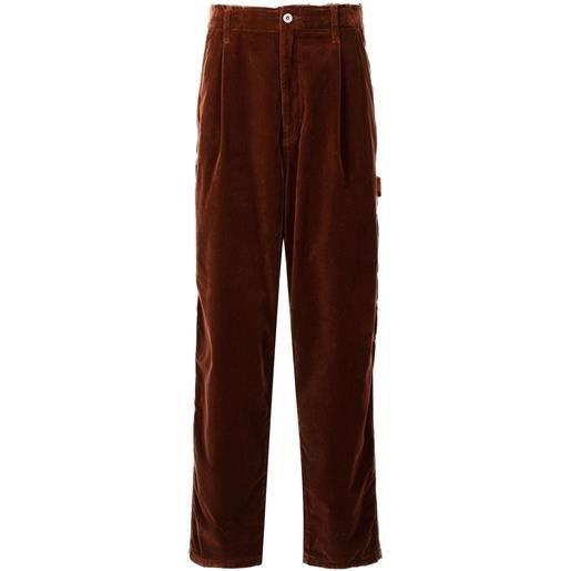 Doublet pantaloni con bottoni laterali - marrone