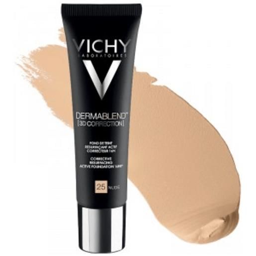 Vichy dermablend 3d fondotinta coprente per pelle grassa con imperfezioni tonalità 25 30 ml