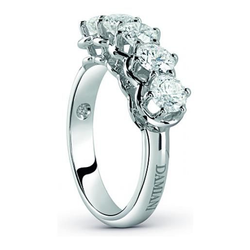 Damiani anello minou in oro bianco e diamanti 0,56 carati