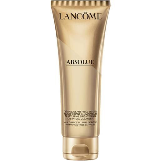 Lancome absolue detergente olio in gel 125 ml detergente olio in gel con nobili estratti di rosa