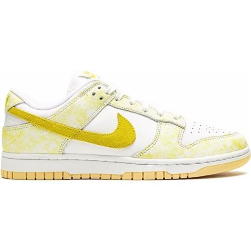 Nike sneakers dunk low yellow strike - bianco