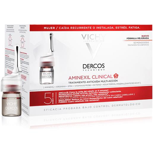 Vichy dercos aminexil trattamento anticaduta donna 42 fiale 42 x 6 ml