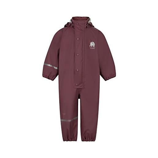 Celavi basic pu rain suit giacca impermeabile, buckthorn marrone, 90 unisex-bambini