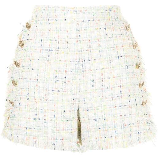 Edward Achour Paris shorts sartoriali in tweed - multicolore