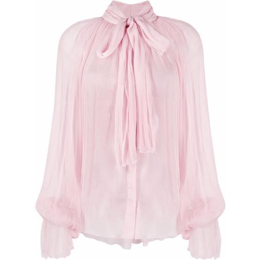 Atu Body Couture blusa con fiocco - rosa