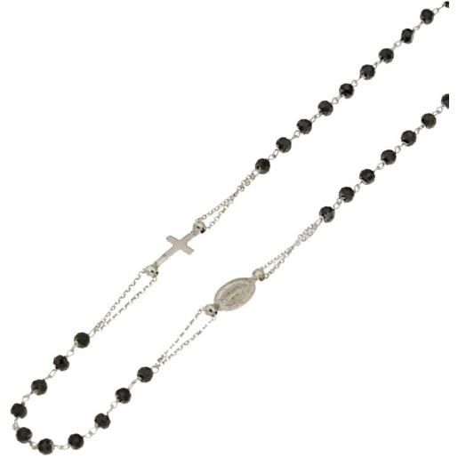 Gioielleria Lucchese Oro collana rosario oro bianco madonna miracolosa 803321716835