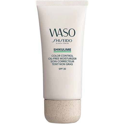 Shiseido waso shikulime color control oil-free moisturizer spf30 - idratante colorato 50 ml