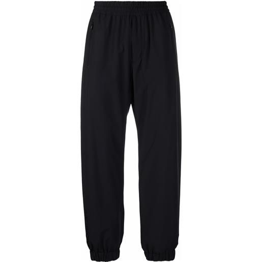 Moncler Grenoble pantaloni con zip - nero