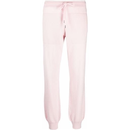 Barrie pantaloni sportivi con coulisse - rosa
