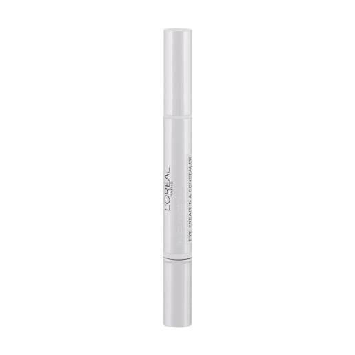 L'Oréal Paris true match eye-cream in a concealer crema idratante e correttore tutto in uno 2 ml tonalità 1-2. D/1-2. W ivory beige