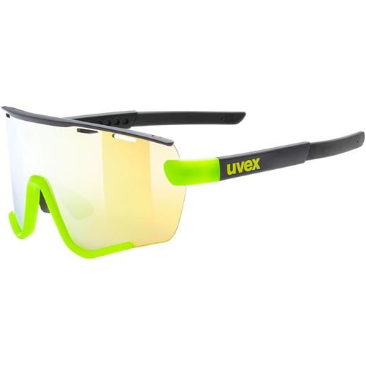 Uvex sportstyle 236 set mirror sunglasses nero mirror yellow/cat2 + clear/cat0