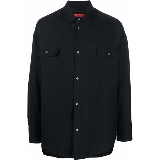 424 giacca-camicia fairfax - nero