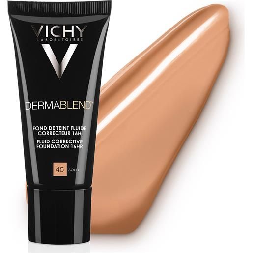 Vichy dermablend fondotinta correttore fluido 16h tonalità 45 30 ml