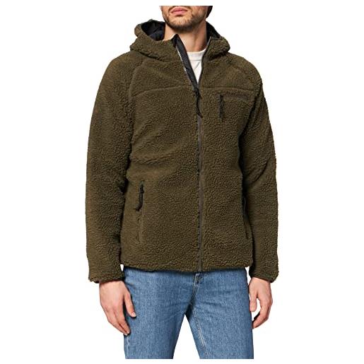 Brandit Brandit teddyfleece worker jacket, giacca da lavoro in pile teddy uomo, multicolore (woodland), xxl