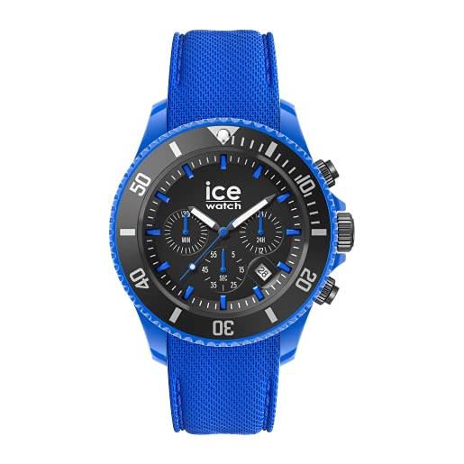 Ice-watch - ice chrono neon blue - orologio blu da uomocon cinturino in silicone - chrono - 019840 (large)