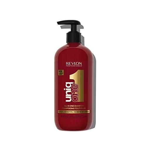 Revlon professional uniq. One all in one shampoo capelli 10 benefici reali, 490 ml