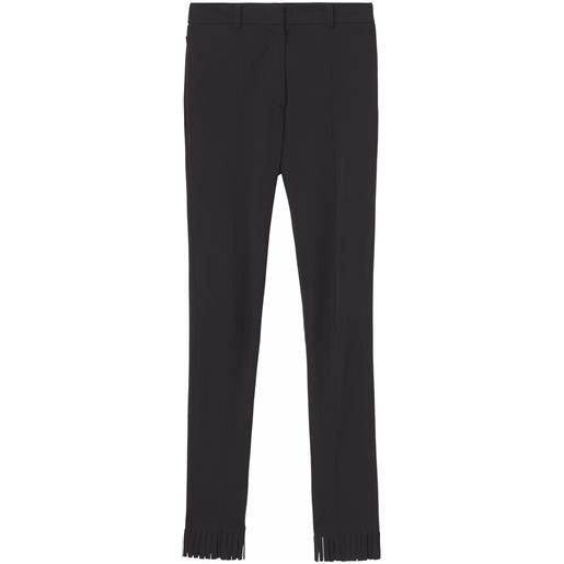 Burberry leggings a vita alta - nero