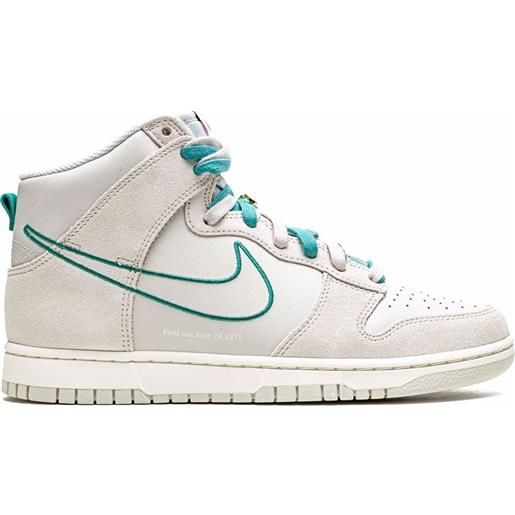 Nike sneakers dunk high se first use - green noise - toni neutri