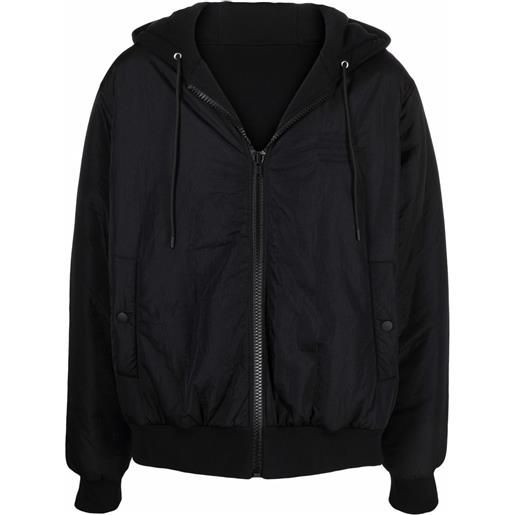 MSGM giacca con coulisse - nero