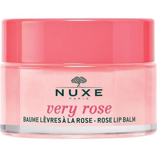 Nuxe very rose - balsamo labbra idratante e illuminante, 15g