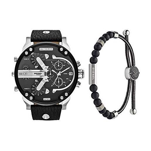 Diesel orologio analogico quarzo uomo con cinturino in acciaio inossidabile dz7313 uomo nessun metallo bracciali di corda