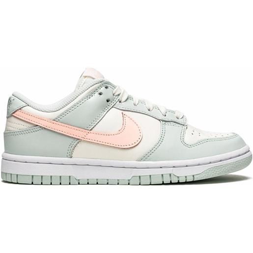 Nike sneakers dunk low barely green - bianco