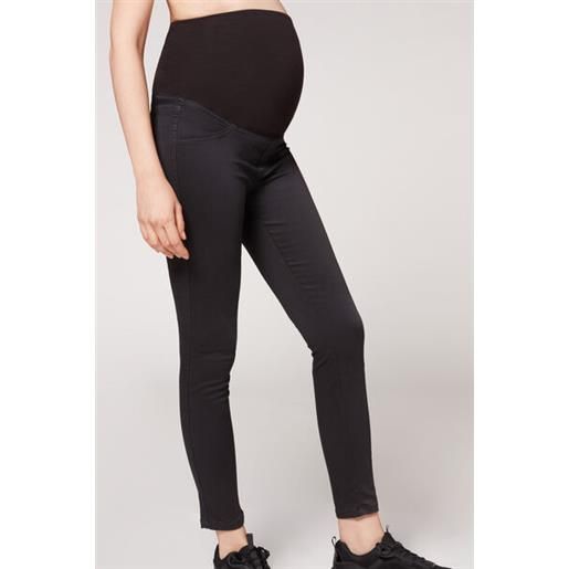 Calzedonia leggings premaman in jeans nero