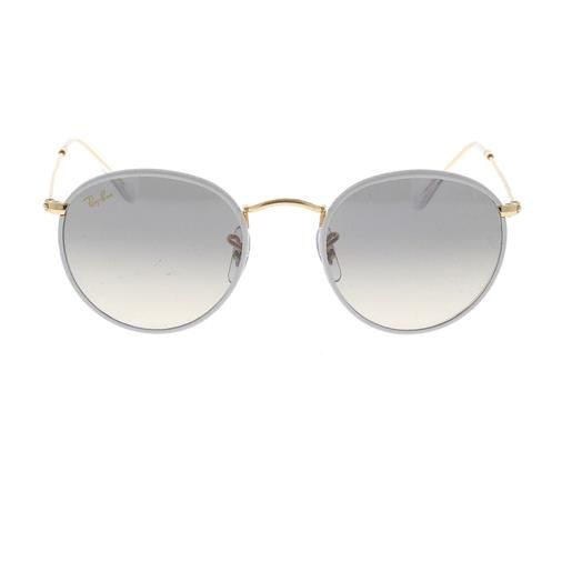 Ray-Ban occhiali da sole Ray-Ban round full color rb3447jm 919632 grey on legend gold