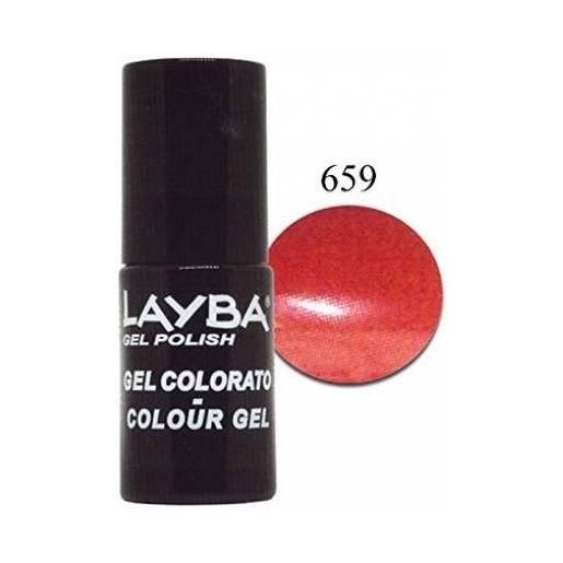 LAYLA layba gel polish - smalto semipermanente n. 659 red passion