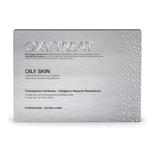 Labo oxy treat oily skin cofanetto gel 50 ml + finish fluid 15 ml