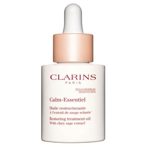 Clarins olio ristrutturante calm-essentiel 30 ml trattamento ristrutturante per pelli sensibili e fragili