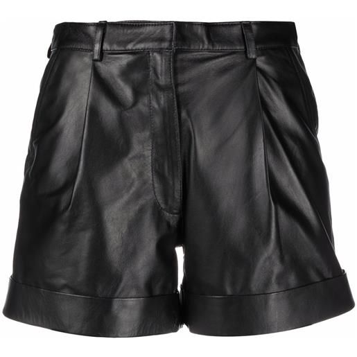 Manokhi shorts a vita alta jett - nero