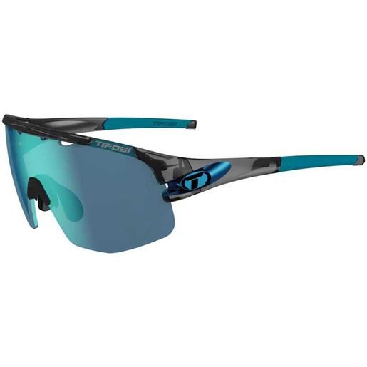 Tifosi sledge lite clarion interchangeable sunglasses blu clarion blue/cat3 + ac red/cat2 + clear/cat0