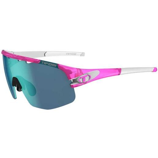 Tifosi sledge lite clarion interchangeable sunglasses bianco, blu clarion blue/cat3 + ac red/cat2 + clear/cat0