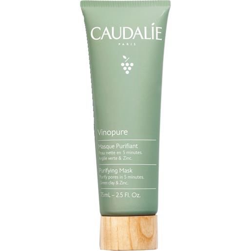 CAUDALIE ITALIA Srl caudalie vinopure maschera purificante - adatta per pelle mista, pelle grassa o con imperfezioni - 75 ml