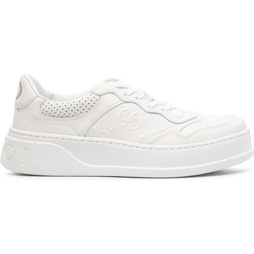 Gucci sneakers gg goffrate - bianco