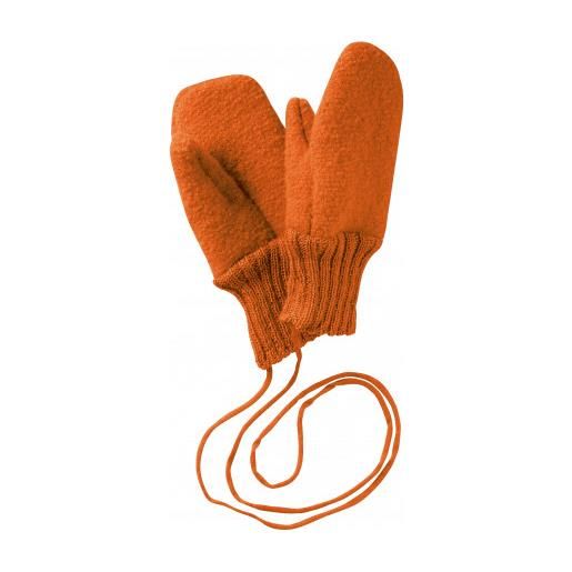 Disana guanti in lana cotta - col. Arancio