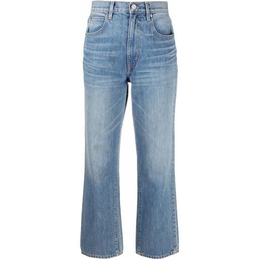 SLVRLAKE jeans a vita alta crop - blu