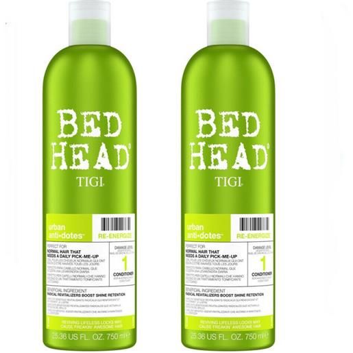 Tigi bed head urban antidotes re-energize conditioner 750ml 2 pezzi
