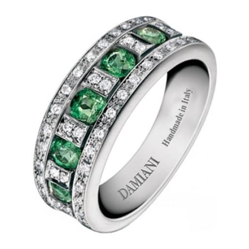 Damiani anello belle epoque con smeraldi
