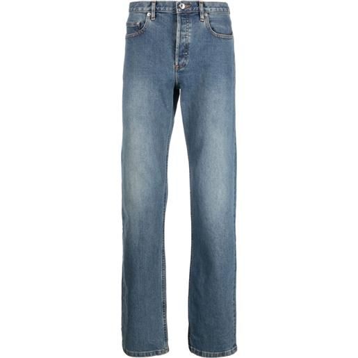 A.P.C. jeans gamba dritta - blu