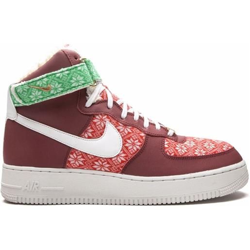 Nike "sneakers air force 1 high ""nordic christmas""" - rosso