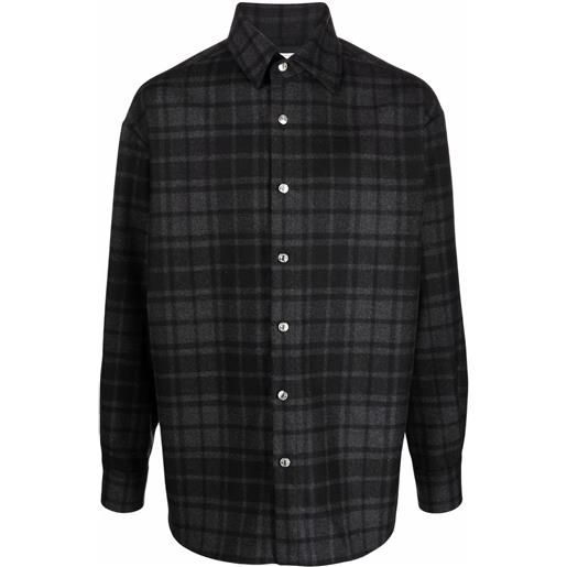 Iceberg camicia a quadri - nero