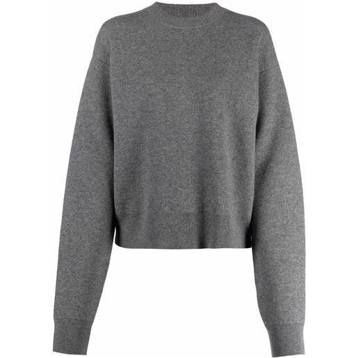 Jil Sander maglione girocollo - grigio