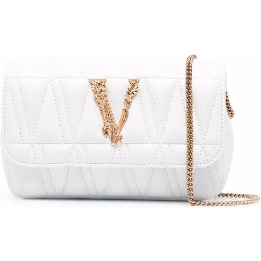 Versace borsa mini virtus - bianco