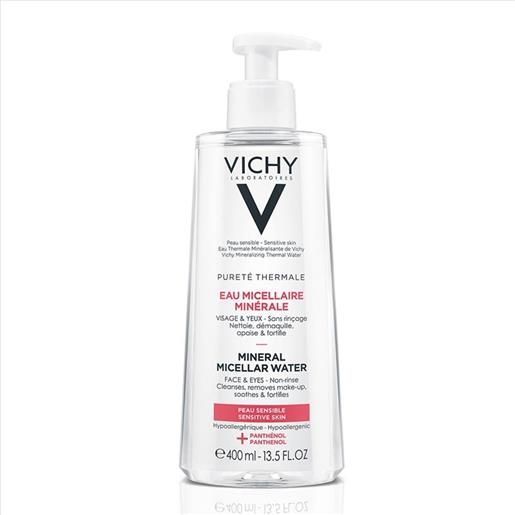 Vichy purete thermale - acqua micellare minerale per pelle sensibile, 400ml