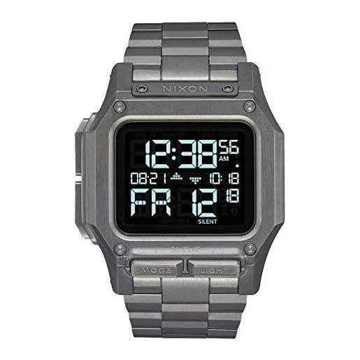Nixon orologio digitale automatico cinese uomini con cinturino in acciaio inox a1268-131-00