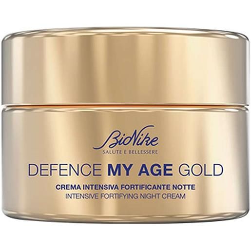 Bionike defence my age gold - crema intensiva fortificante notte, 50ml