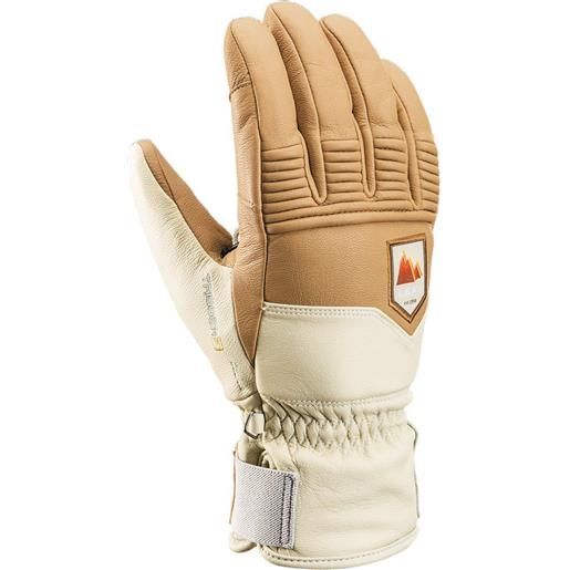 Leki Alpino rubic 3d gloves beige, bianco 7 uomo