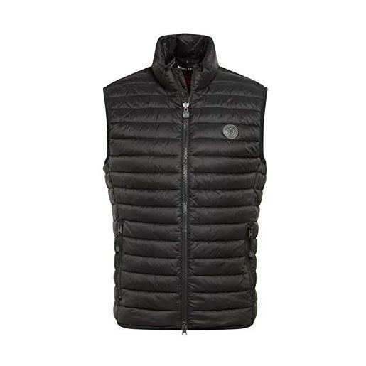 Marc O'Polo 72052 gilet leggero da uomo con colletto alto, nero, xs